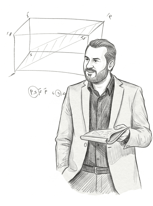 رسم الأستاذ محمد علي